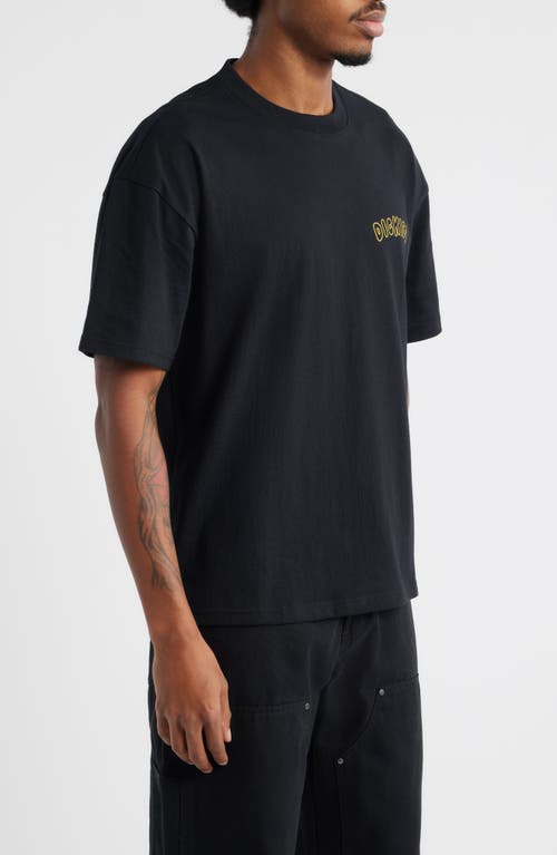 Dickies Decaturville Embroidered Cotton Graphic T-shirt In Black