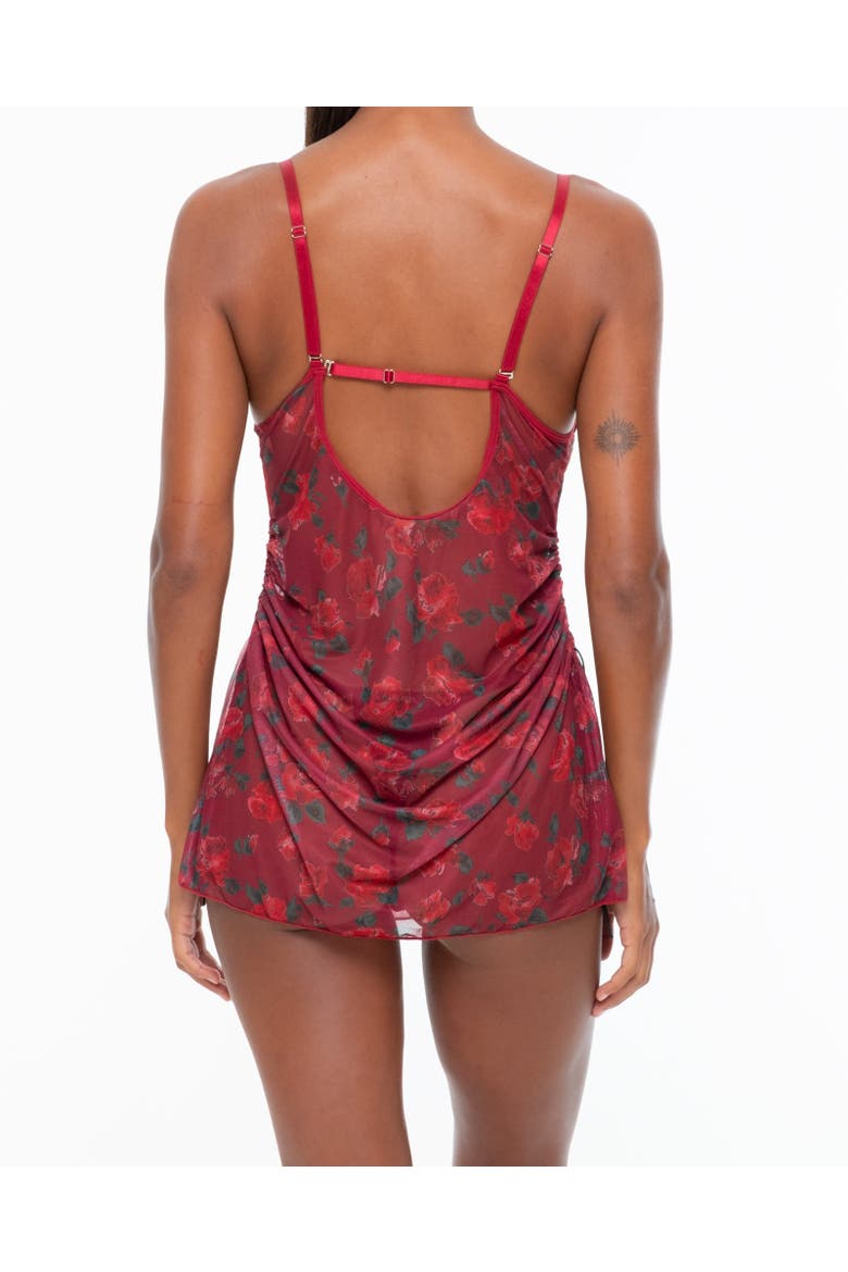 Kyara Babydoll, Alternate, color, Burgundy