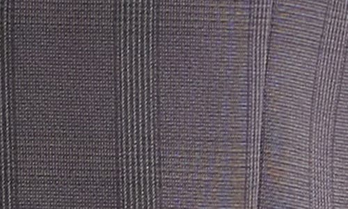 Savile Row Co Hoxton Charcoal Plaid Notch Lapel Suit In Gray