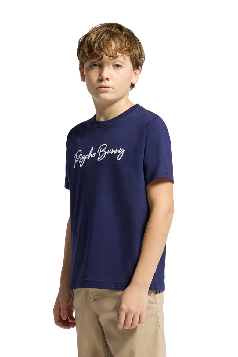Kids' Genesee Embroidered T-Shirt, Alternate, color, EVENING BLUE