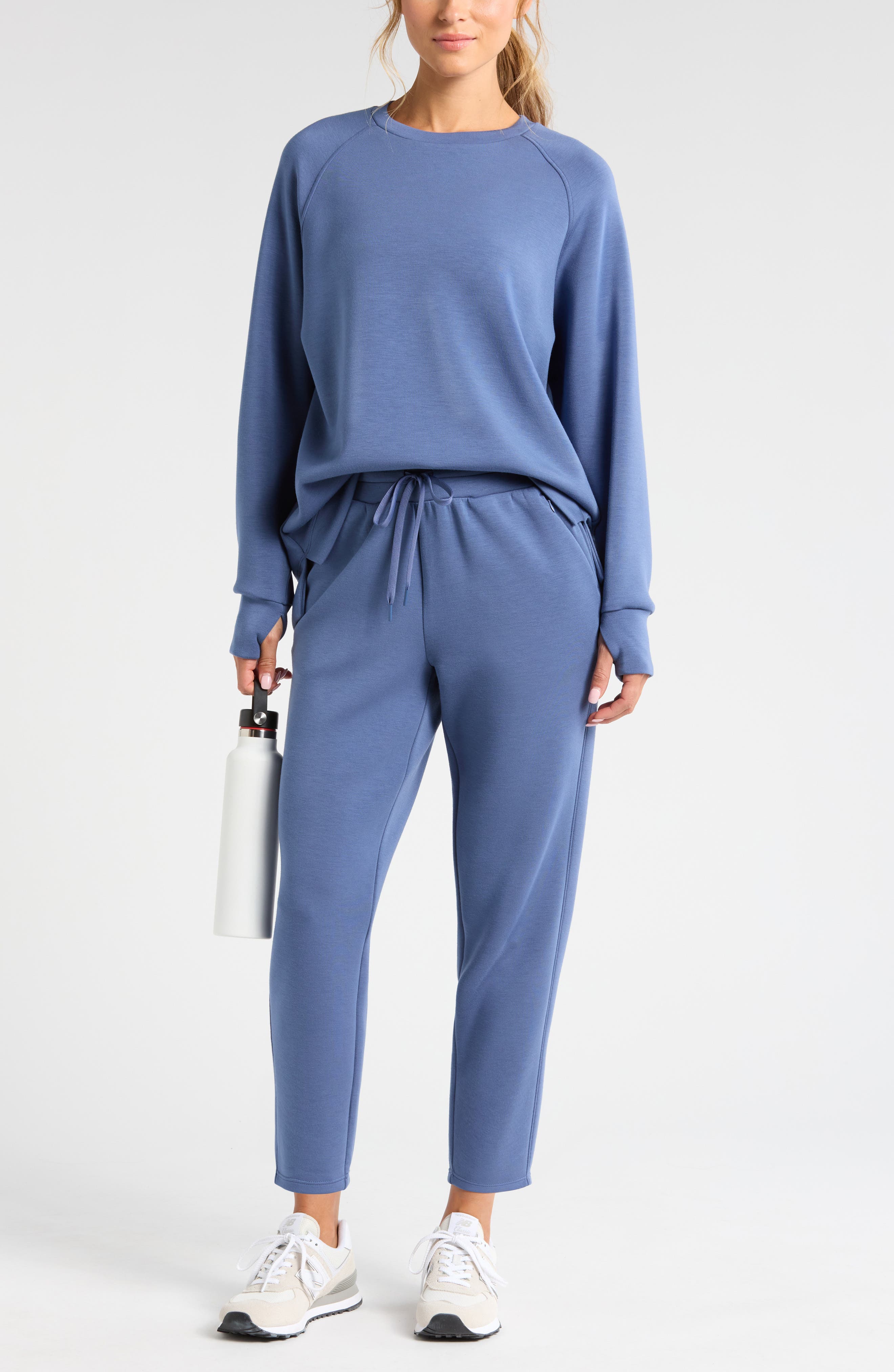 Soft Scuba Knit Liftoff Drawstring Ankle Pants - image 2