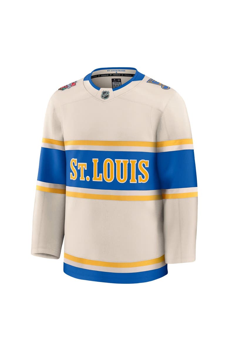 FANATICS Men's Fanatics Cream St. Louis Blues 2025 NHL Winter Classic Premium Jersey, Alternate, color, 