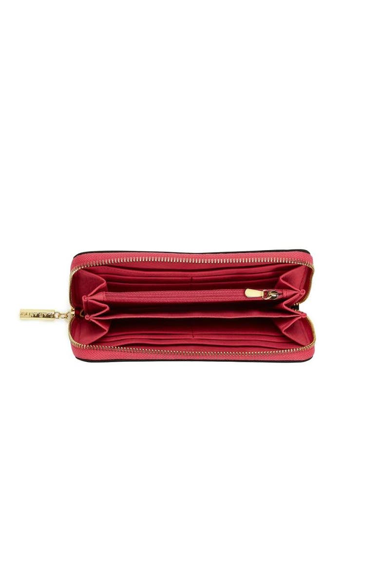 LaBante London Kindness Vegan Two-Tone Wallet, Alternate, color, Black