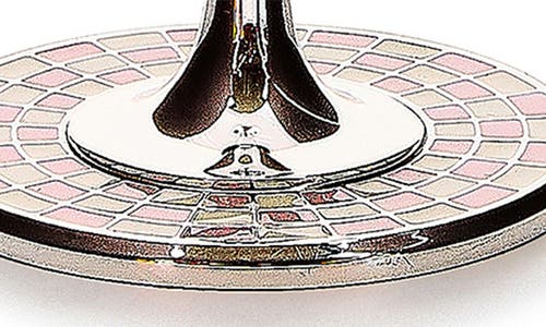 Mackenzie-childs Mackenzie Childs Set Of 2 Celebrate Courtly Check Toasting Champagne Flutes In Transparent