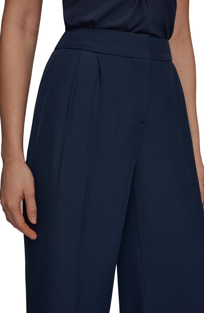 Donna Karan New York High Waist Wide Leg Pants, Alternate, color, Nightfall