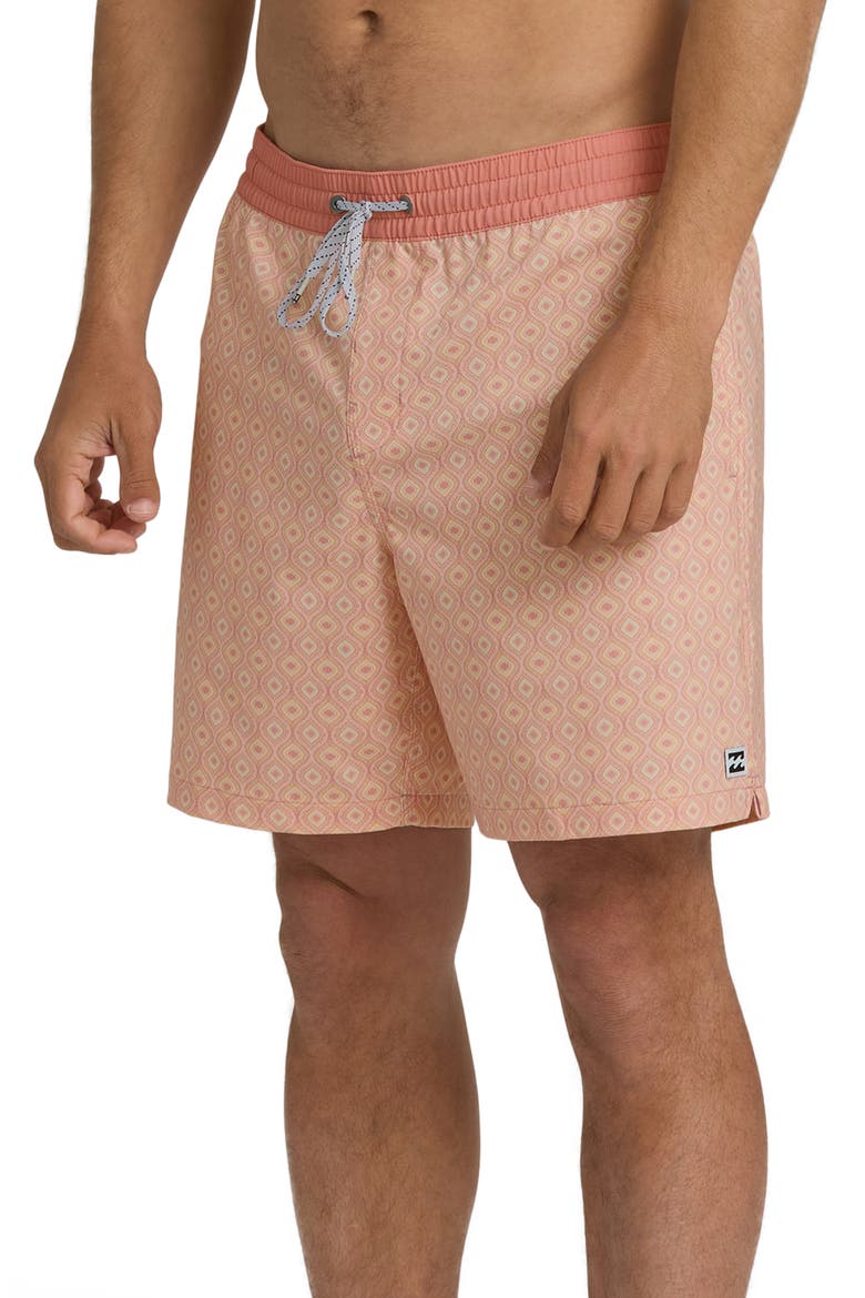 Good Times Layback Swim Trunks, Alternate, color, VINTAGE PINK