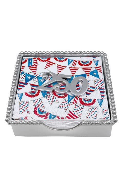 250 Beaded Napkin Box Set