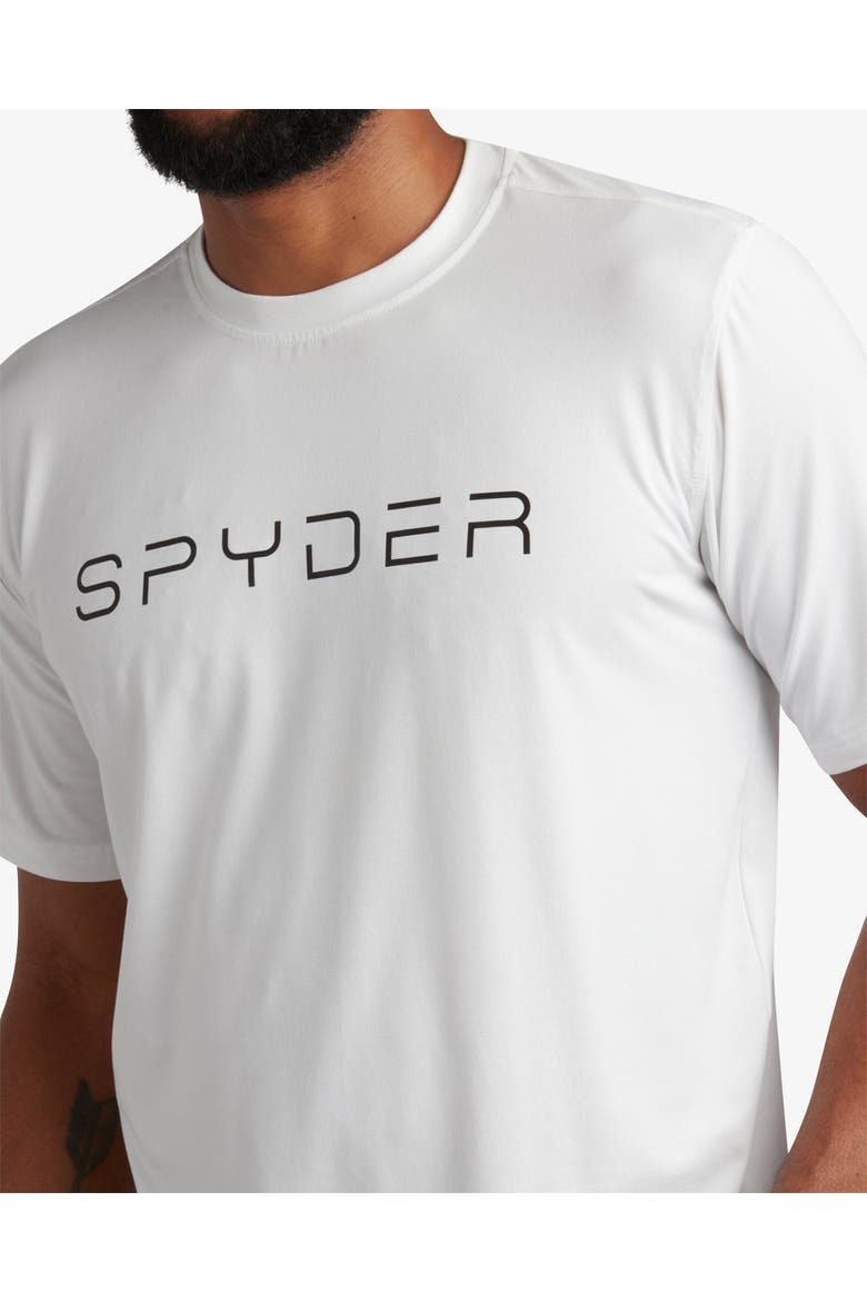 Men Short Sleeve Wordmark Tee, Alternate, color, White