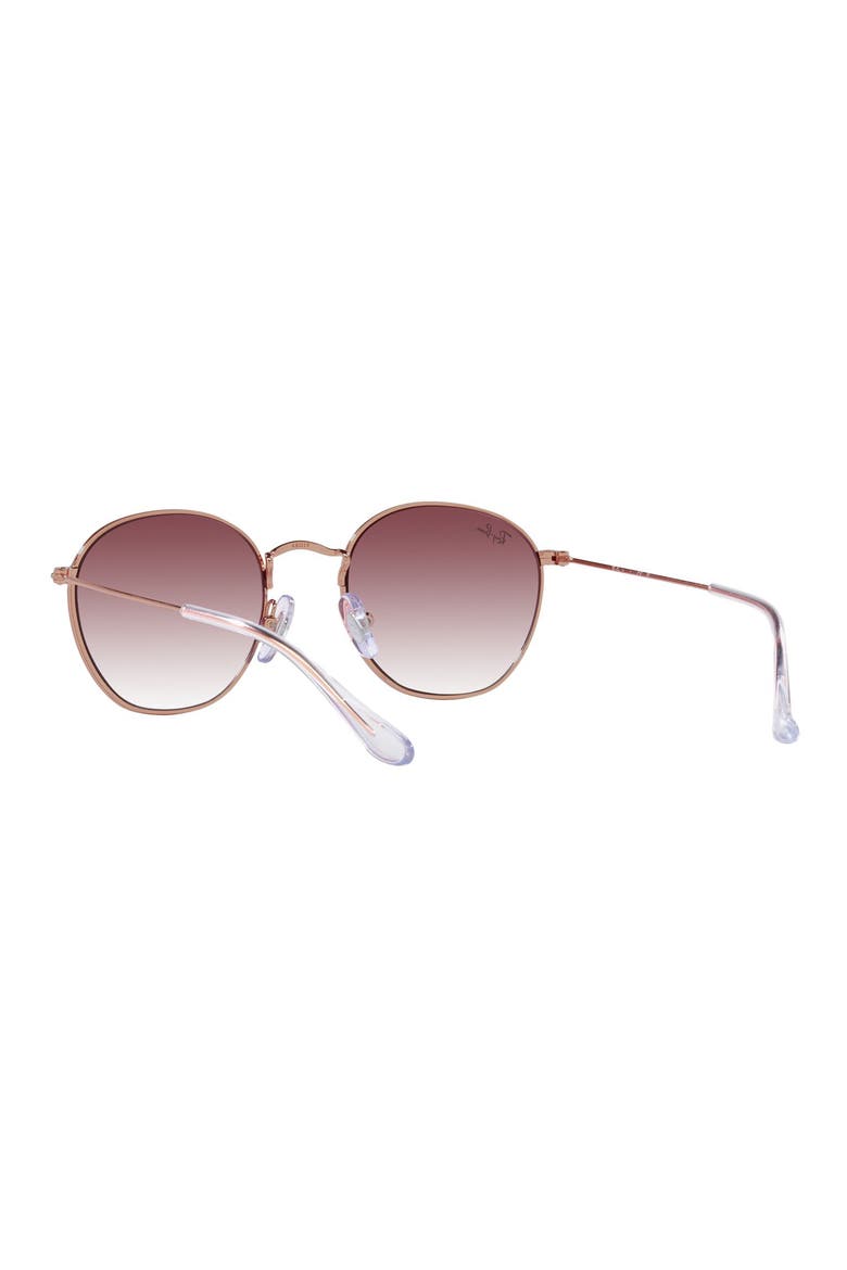 Kids' Rob Junior 48mm Round Sunglasses, Alternate, color, ROSE GOLD