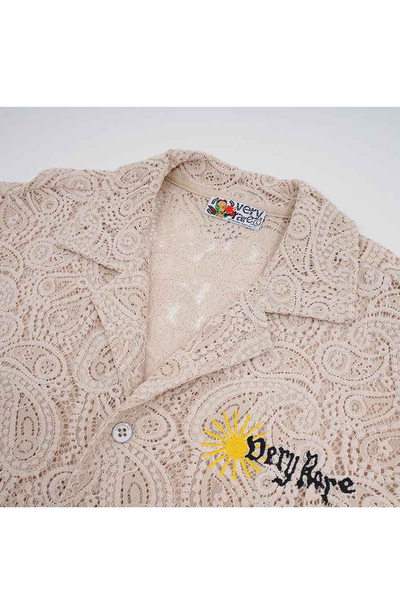VERYRARE Paisleys Crochet Shirt, Alternate, color, Beige