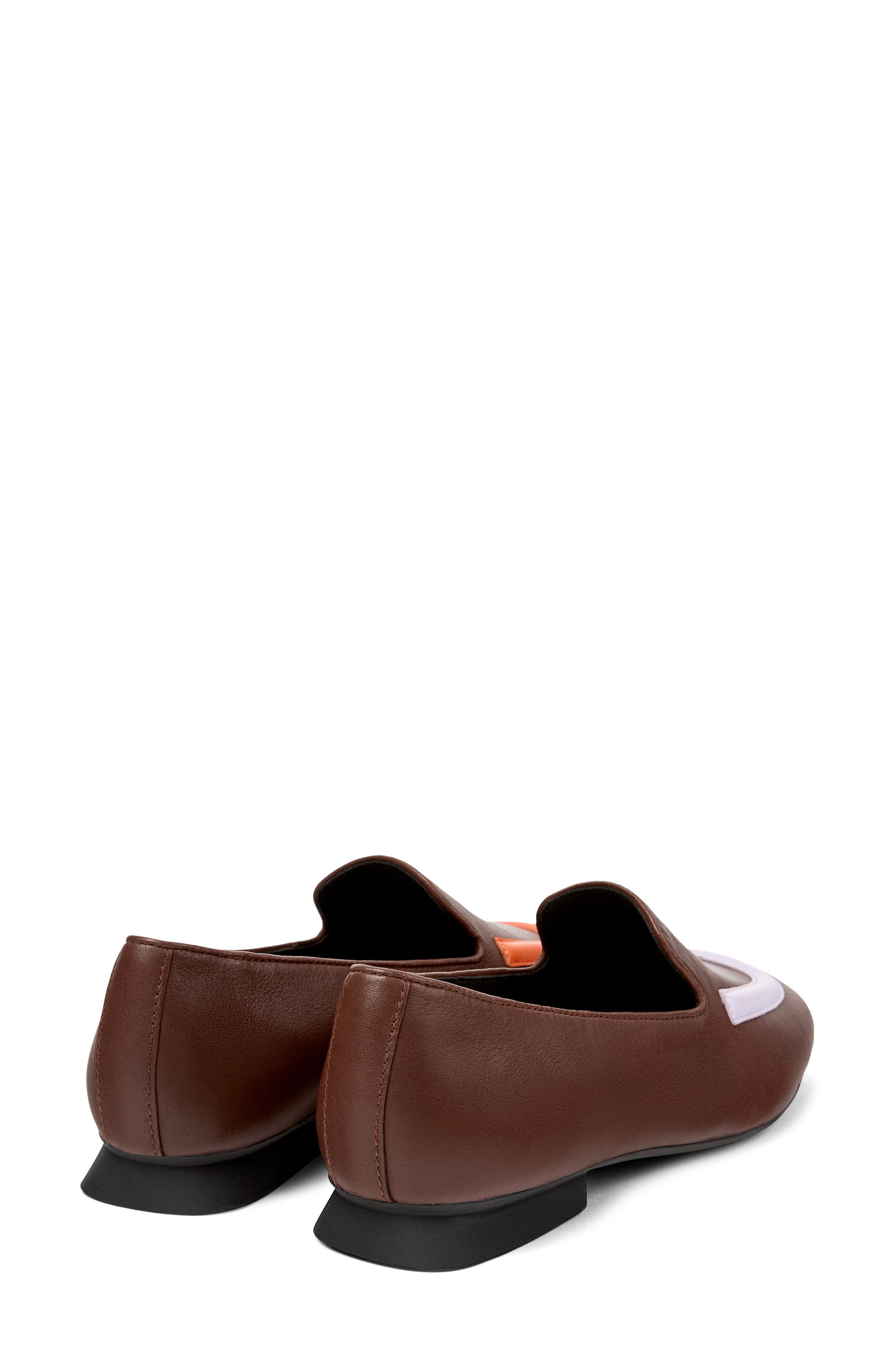 Casi Myra Mismatched Loafers, Alternate, color, MEDIUM BROWN