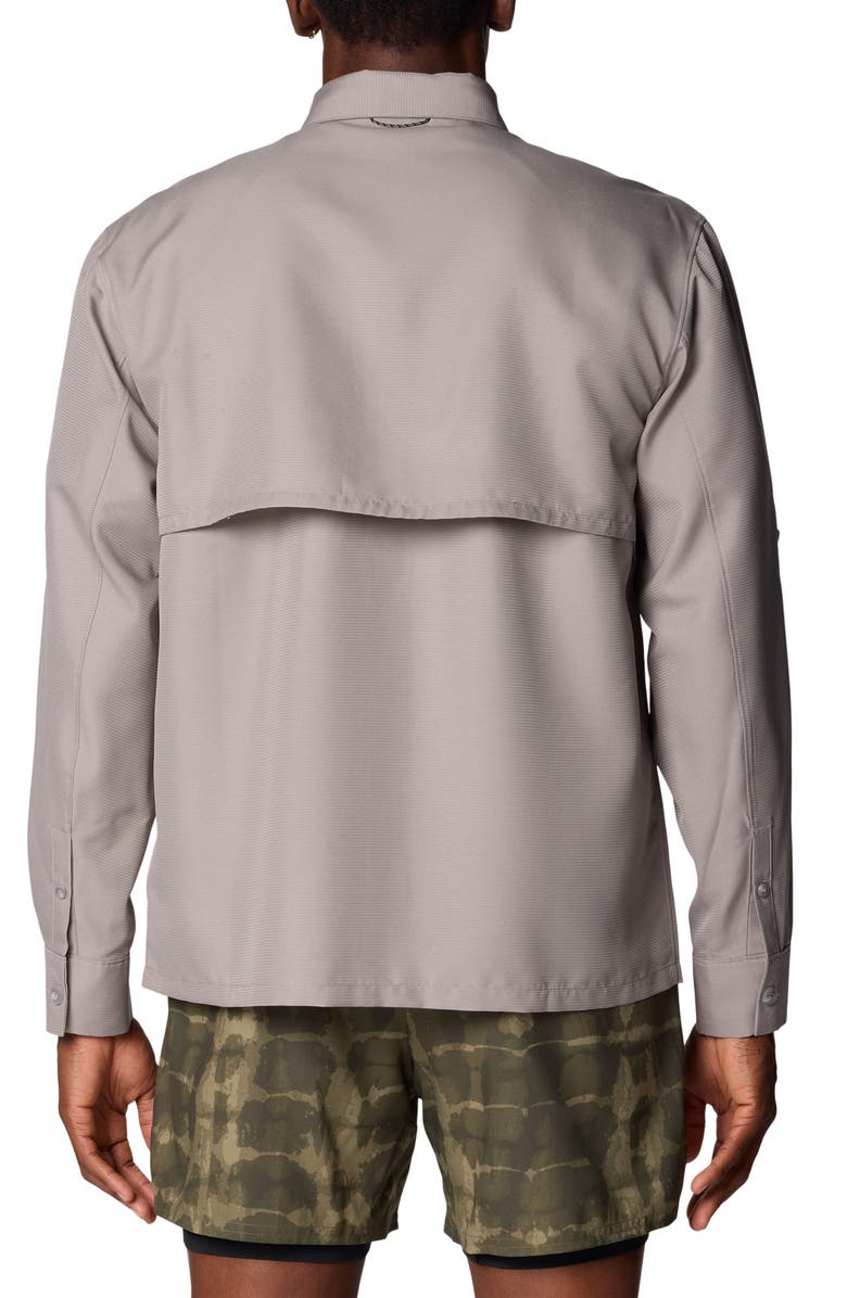Mountain Hardwear Sun Drift Cooling Long Sleeve Shirt, Alternate, color, Approaching Storm