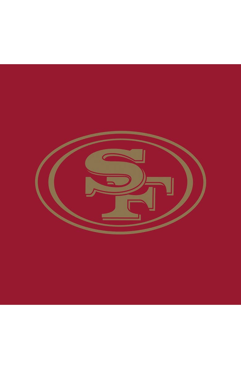 FANATICS Women's Fanatics Scarlet/White San Francisco 49ers Backup Option Long Sleeve Hoodie T-Shirt, Alternate, color, Scarlet