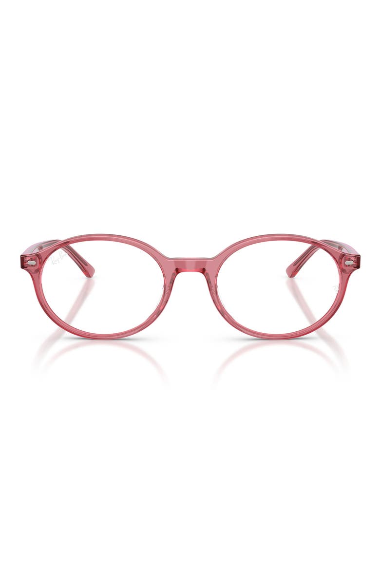 53mm Oval Optical Glasses, Main, color, PINK