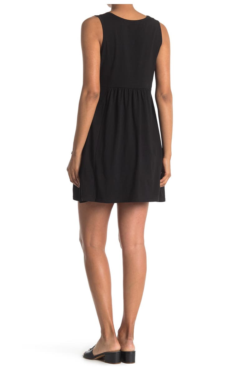 PAPILLON Pleated Scoop Neck Dress, Alternate, color,