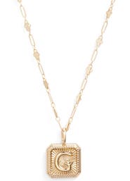 MIRANDA FRYE Harlow Initial Pendant Necklace