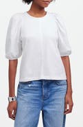 Madewell Puff Sleeve Cotton T-Shirt
