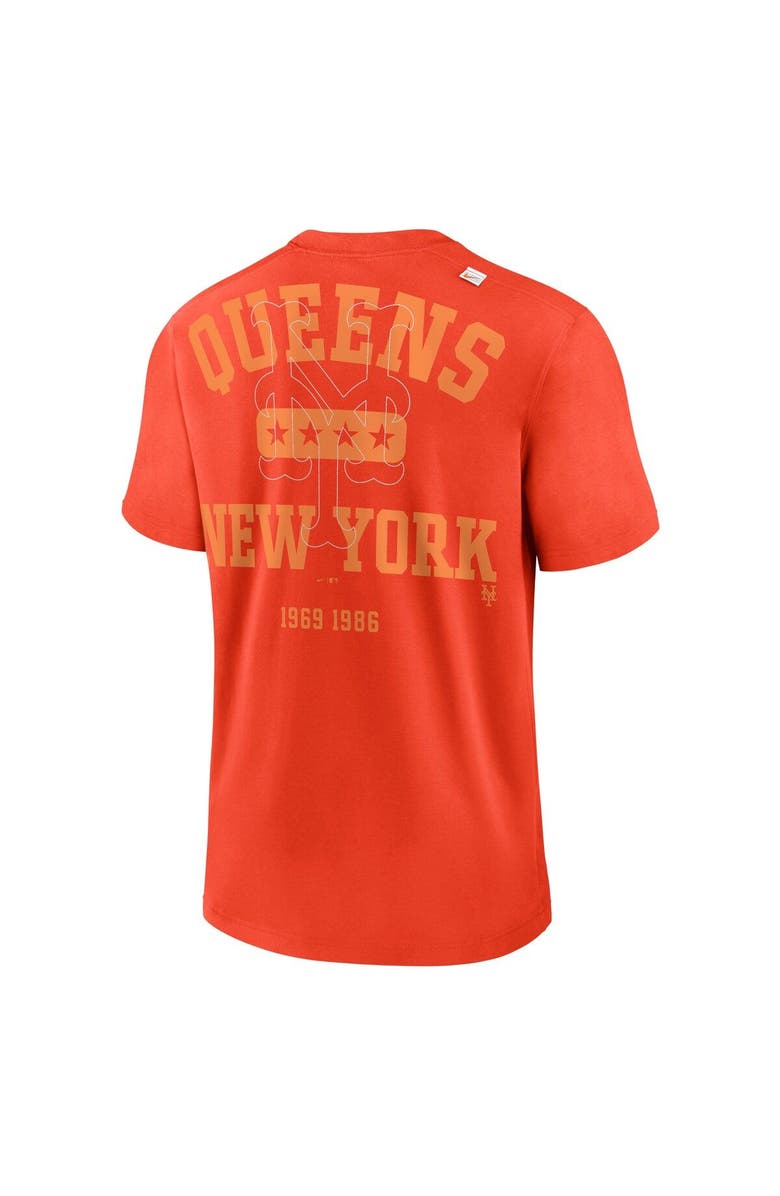 Nike Men's Nike Orange New York Mets Statement Game Over T-Shirt, Alternate, color,