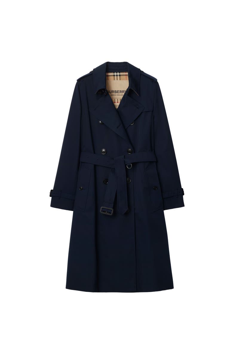 Burberry Long Kensington Heritage Trench Coat, Alternate, color, 