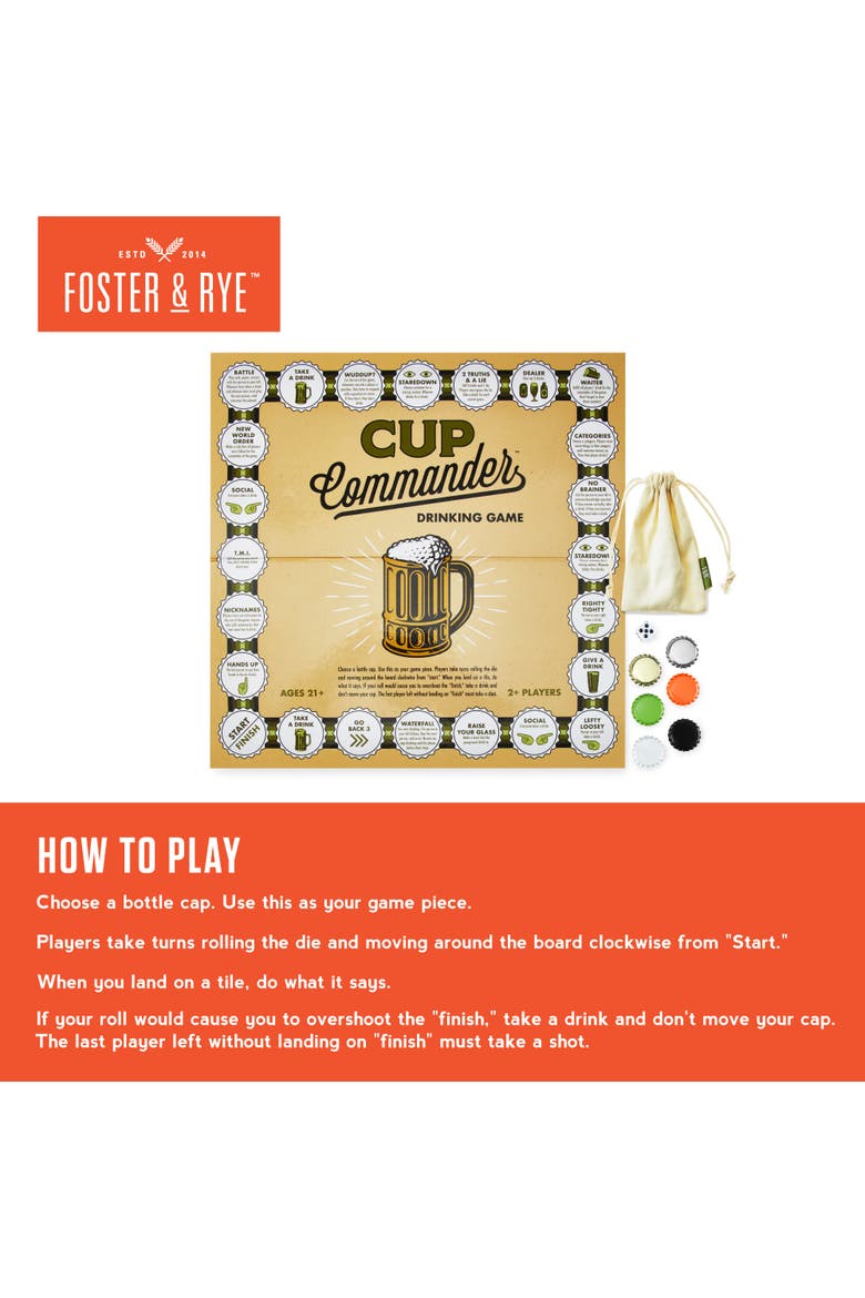 Cup Commander Game, Alternate, color, Multicolor