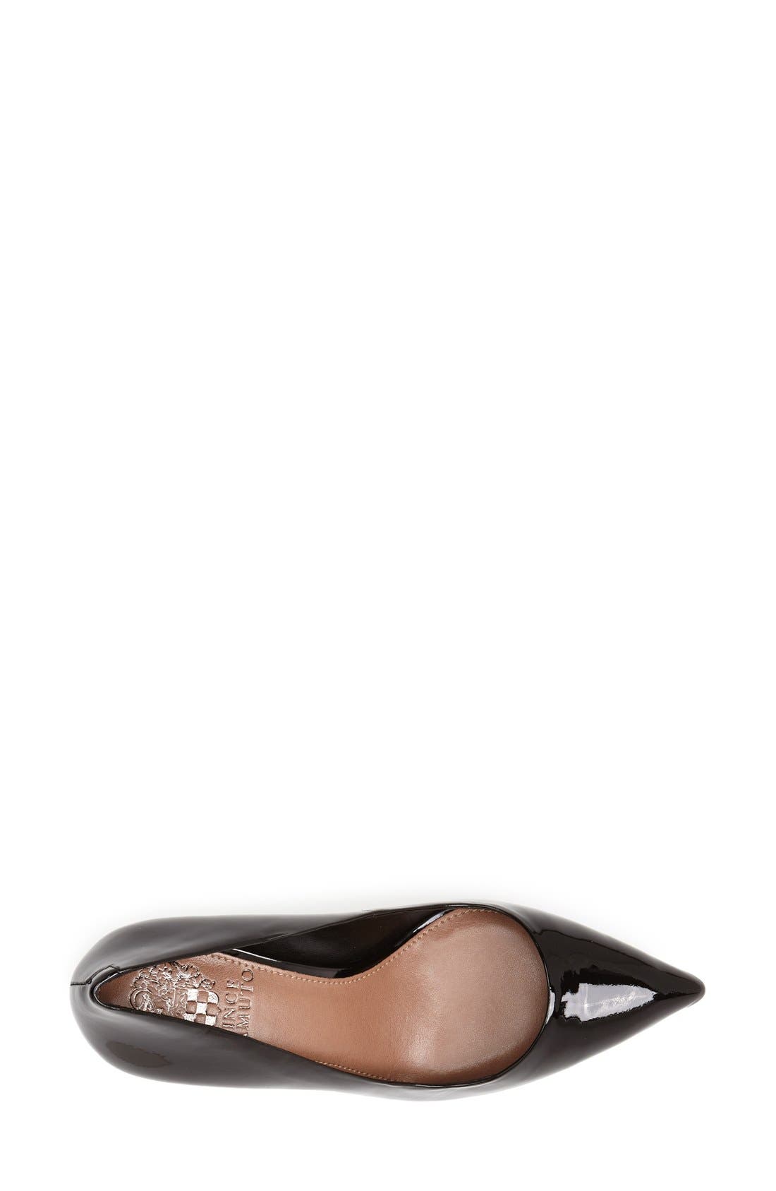 'Cassina' Pointy Toe Pump, Alternate, color, BLACK PATENT