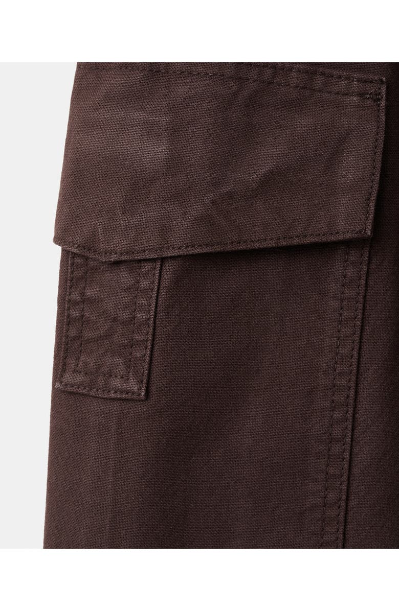 MANGO Relaxed Cargo Jeans, Alternate, color, Plum