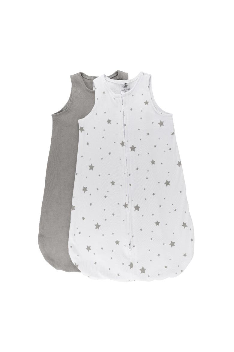 Baby Wearable Blanket - Baby Sleep Sack 2 Pack, Main, color, Grey Stars