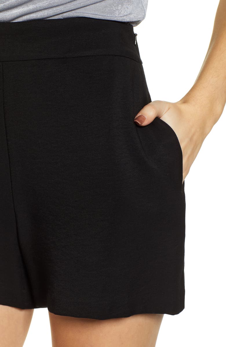 Leith High Waist Shorts, Alternate, color, 