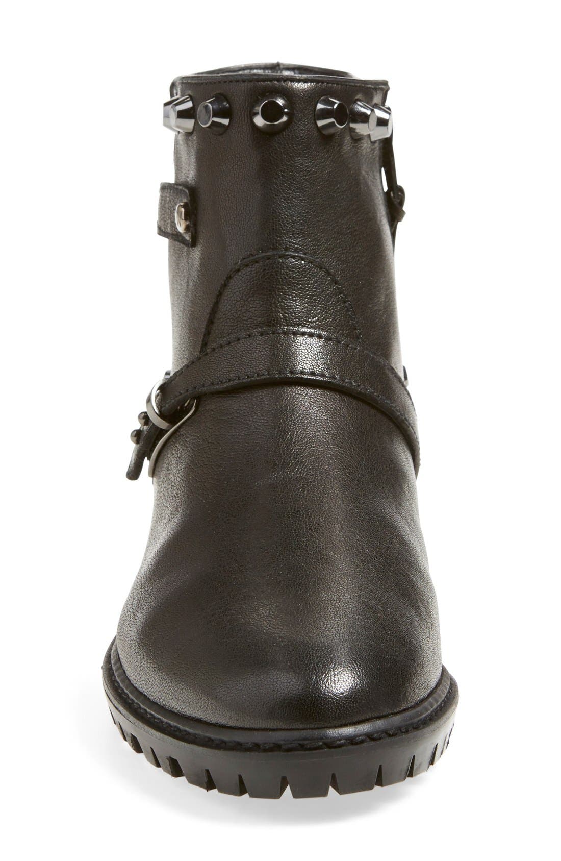 Stuart Weitzman 'Go West' Studded Bootie, Alternate, color, 