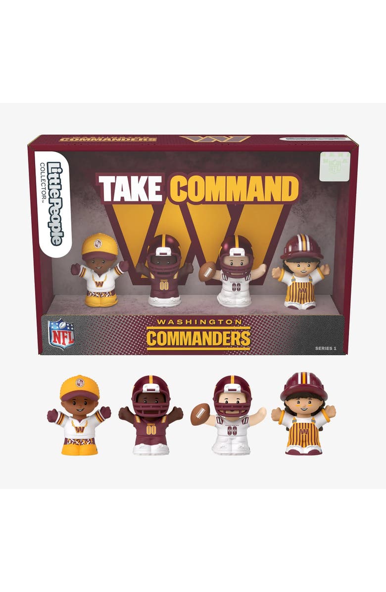 Mattel Washington Commanders NFL Little People Collector Figure Set, Main, color, Multi-Color