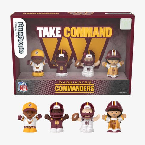 Washington Commanders NFL Little People Collector Figure Set