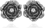 True Religion Flower Stud Earrings