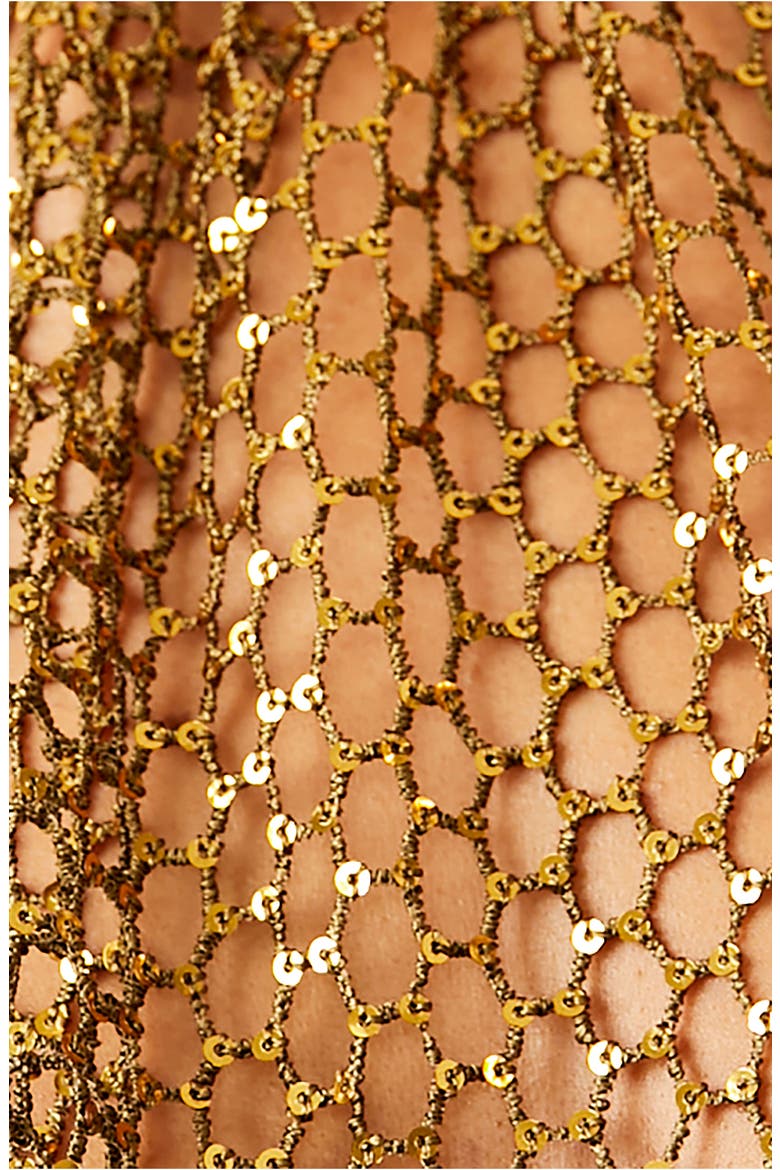Sparks Fly Sheer Sequin Top, Alternate, color, OLIVE TAPENADE