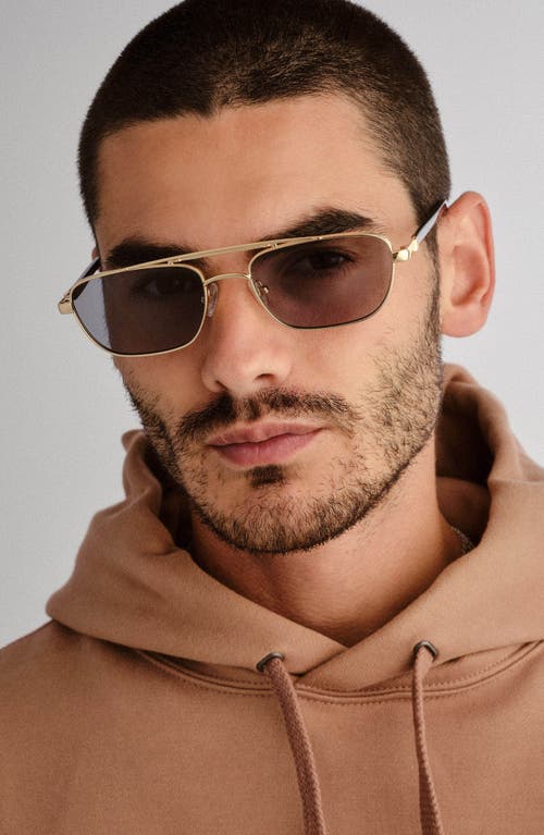 Le Specs Le Mimi 57mm Aviator Sunglasses In Gold