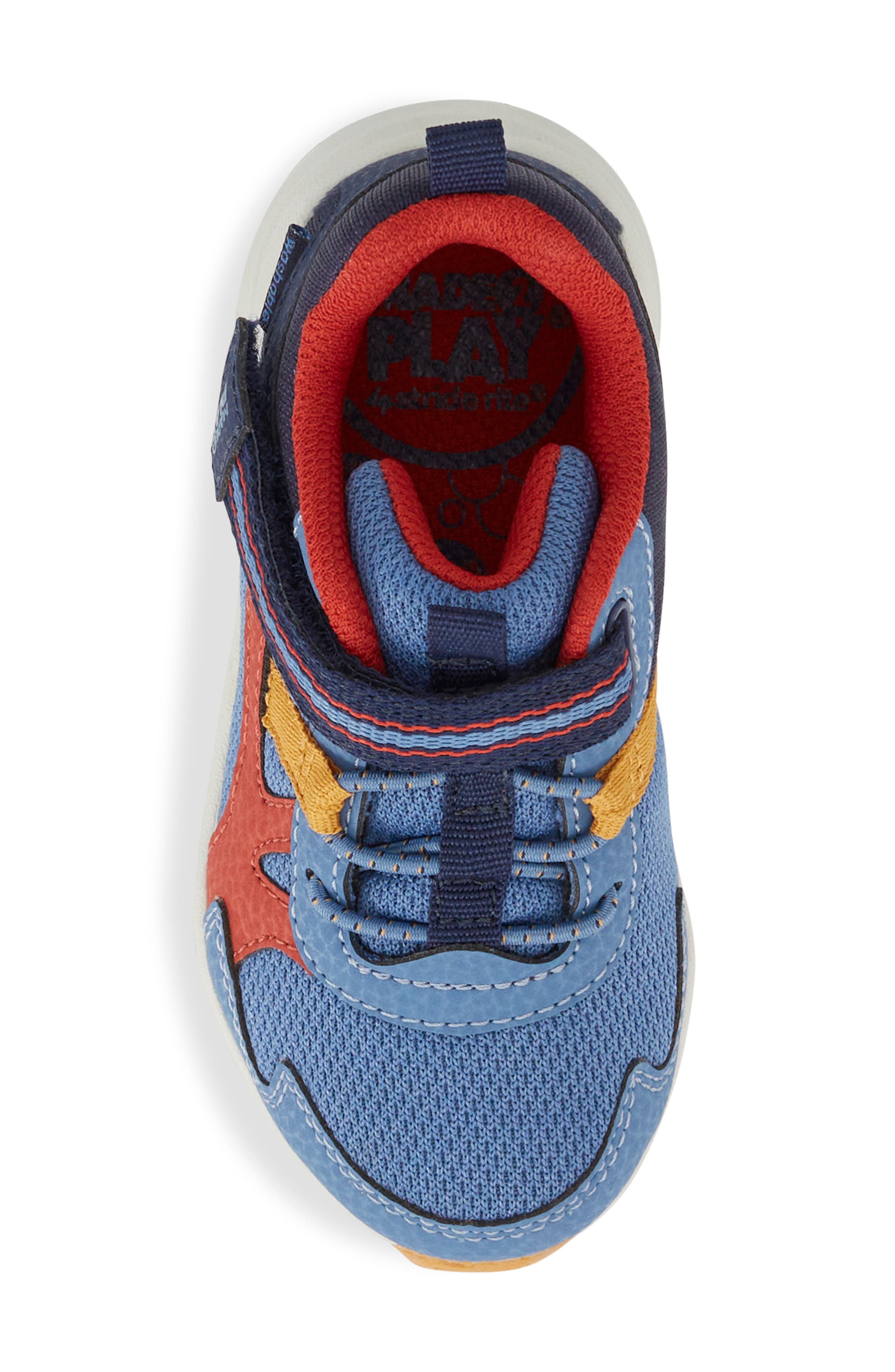 Stride Rite Kids' Made2Play<sup>®</sup> Player Sneaker, Alternate, color, Blue Multi