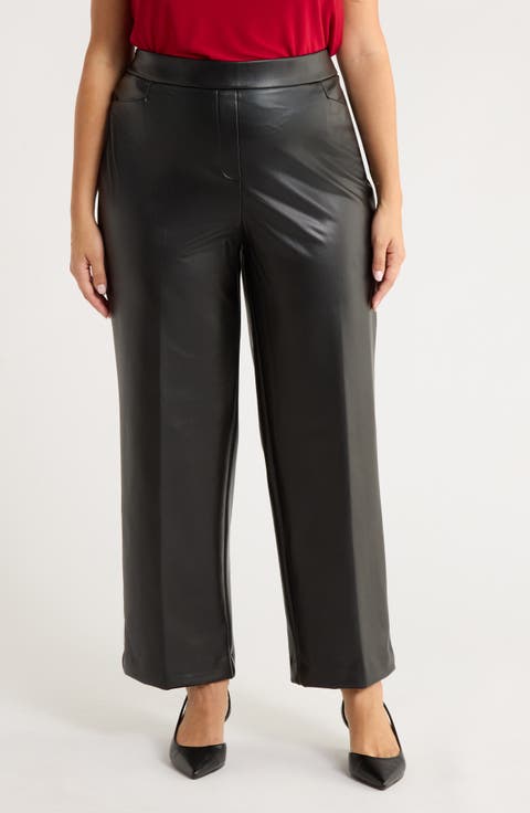 Faux Leather Pants (Plus)