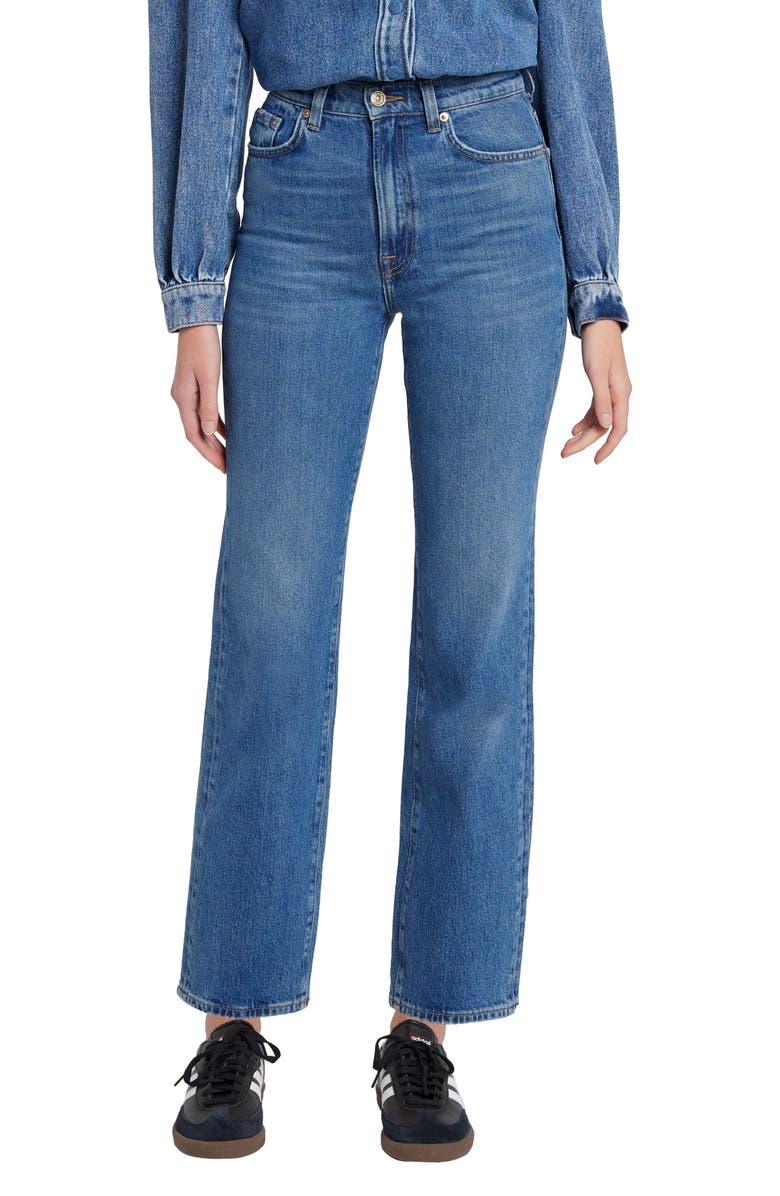 7 For All Mankind Logan High Waist Stovepipe Jeans, Main, color,