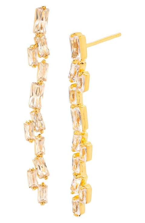 Amara Linear Drop Earrings