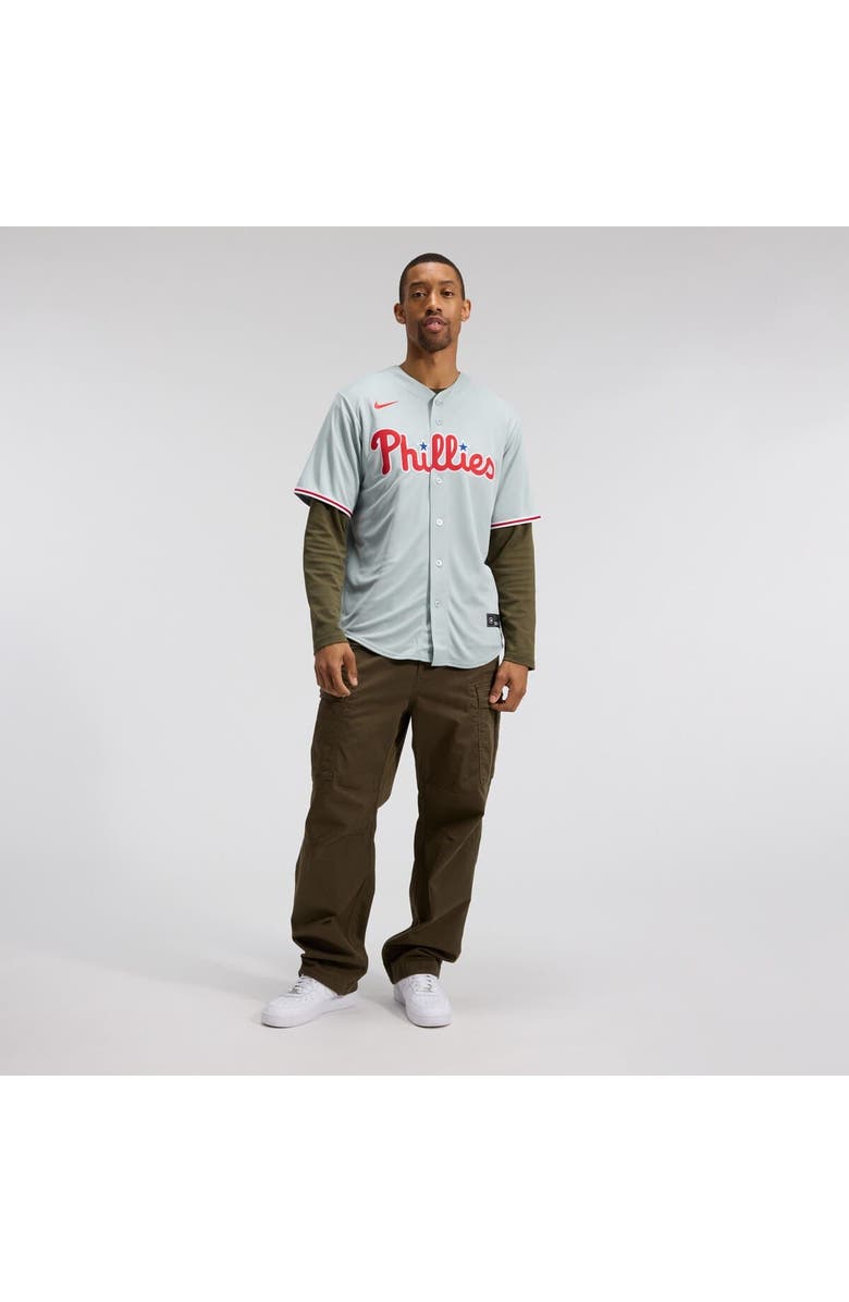 Nike Men's Nike Bryce Harper Gray Philadelphia Phillies Road Replica Jersey, Alternate, color, Gray