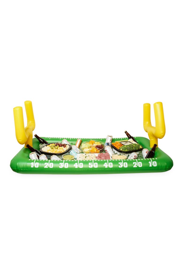 Football Field Inflatable Cooler, Main, color, GREEN