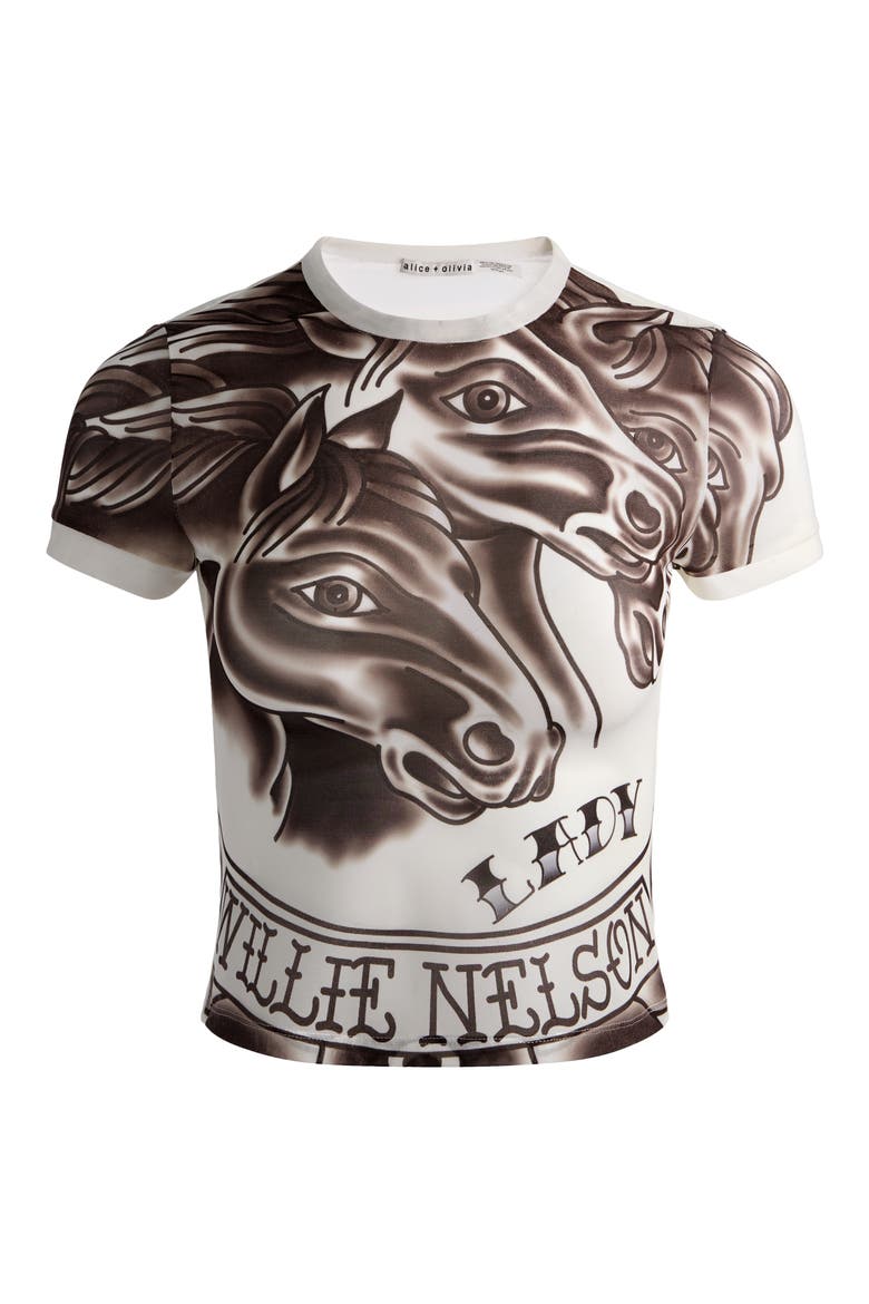 Tess Graphic Mesh T-Shirt, Alternate, color, LADY LUCK BISCOTTI
