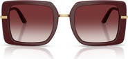 Dolce&Gabbana 52mm Gradient Square Sunglasses