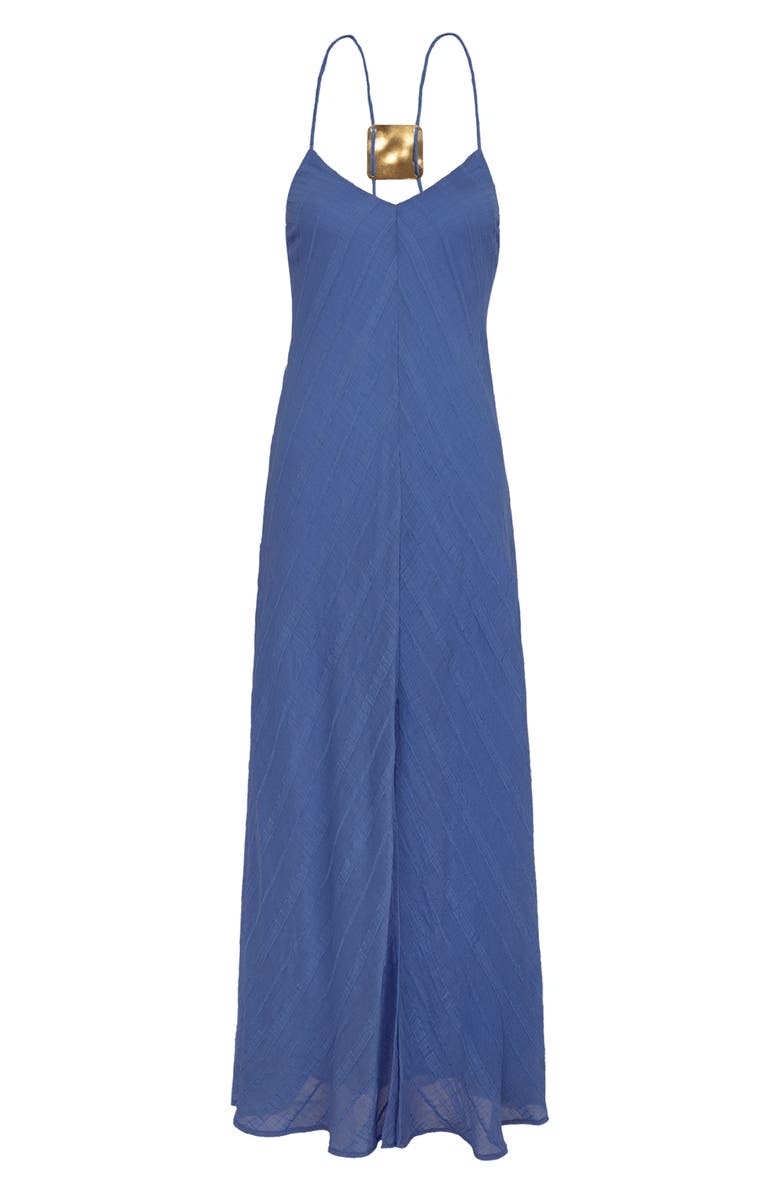 ViX Paula Hermanny Rebecca Cover-Up Dress, Alternate, color, Blue