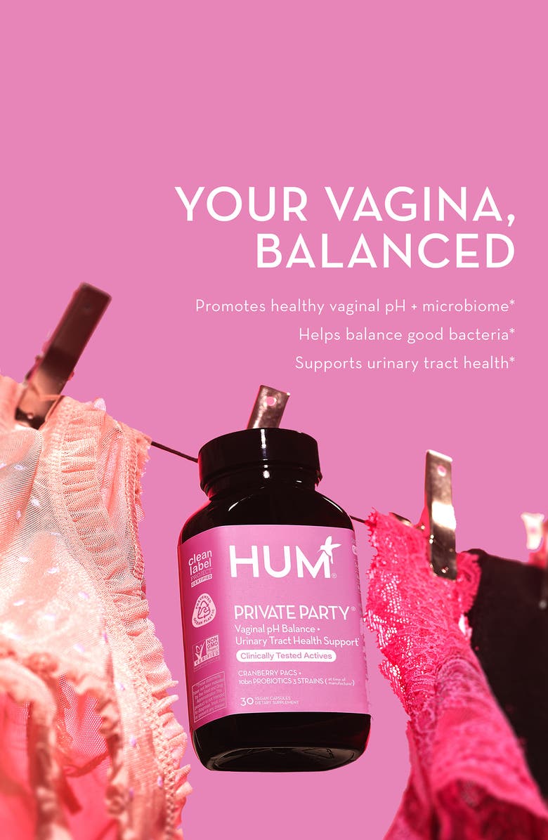 Hum Nutrition Private Party<sup>™</sup> probiotic for vaginal health + urinary tract health Supplement, Alternate, color,