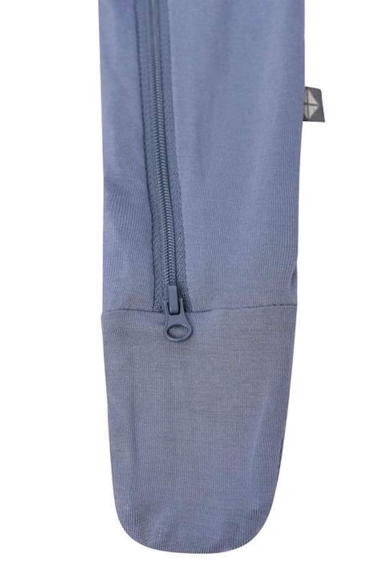 Zip-Up Footie, Alternate, color, SLATE