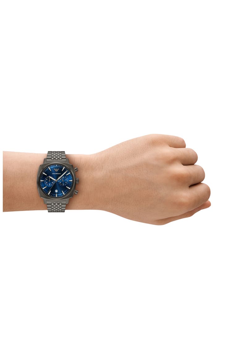 Chronograph Bracelet Watch, 40mm, Alternate, color, GUNMETAL