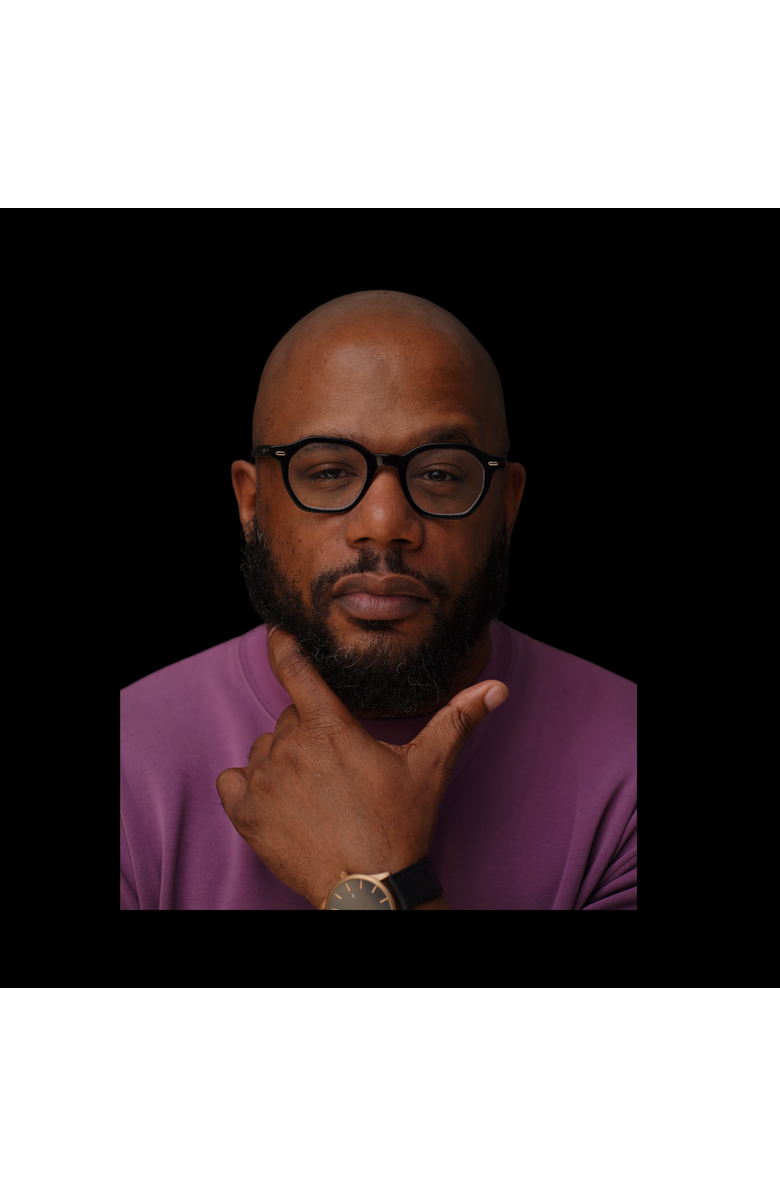 NCMPRBL Focused 46mm Geometric Eyeglasses - Obsidian Black, Alternate, color, Obsidian Black