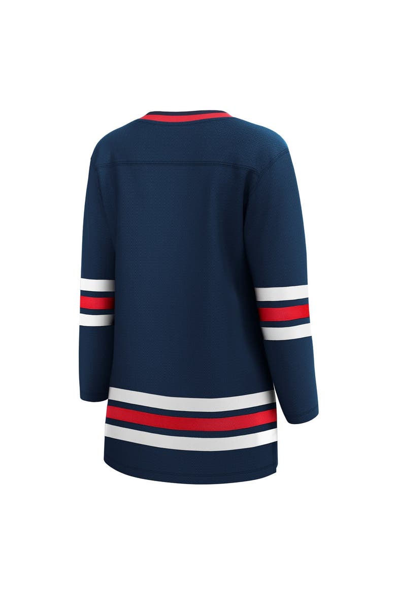 Women's Fanatics Branded Navy Winnipeg Jets Alternate Premier Breakaway Player Jersey, Alternate, color, Navy