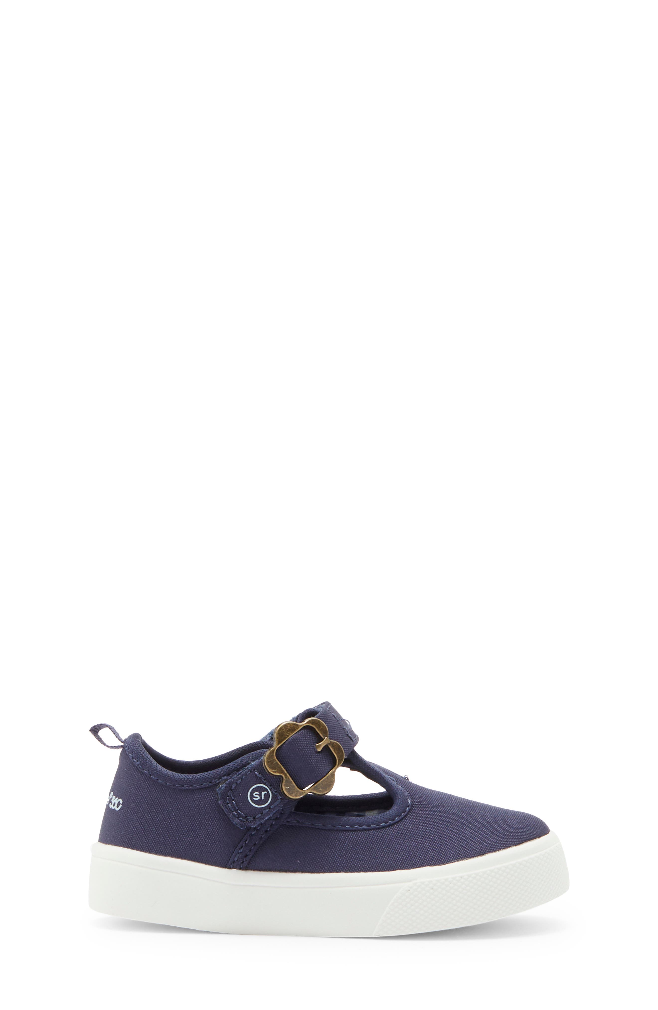 Stride Rite Kids' Gia Canvas Sneaker, Alternate, color, Navy