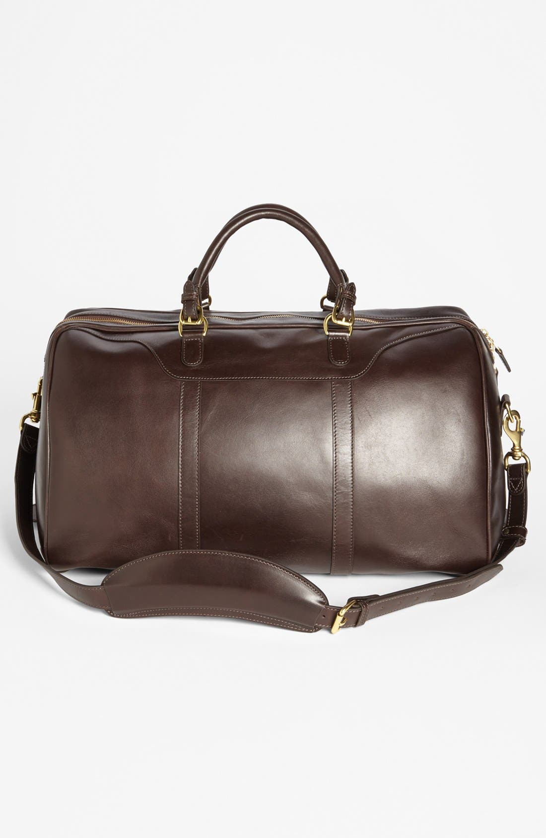 Mulholland 'Hippo' Leather Duffel Bag, Alternate, color, 